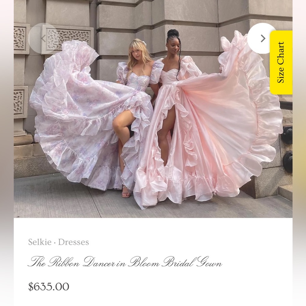 BNWT Selkie Ribbon Dancer in Bloom Bridal Gown XS